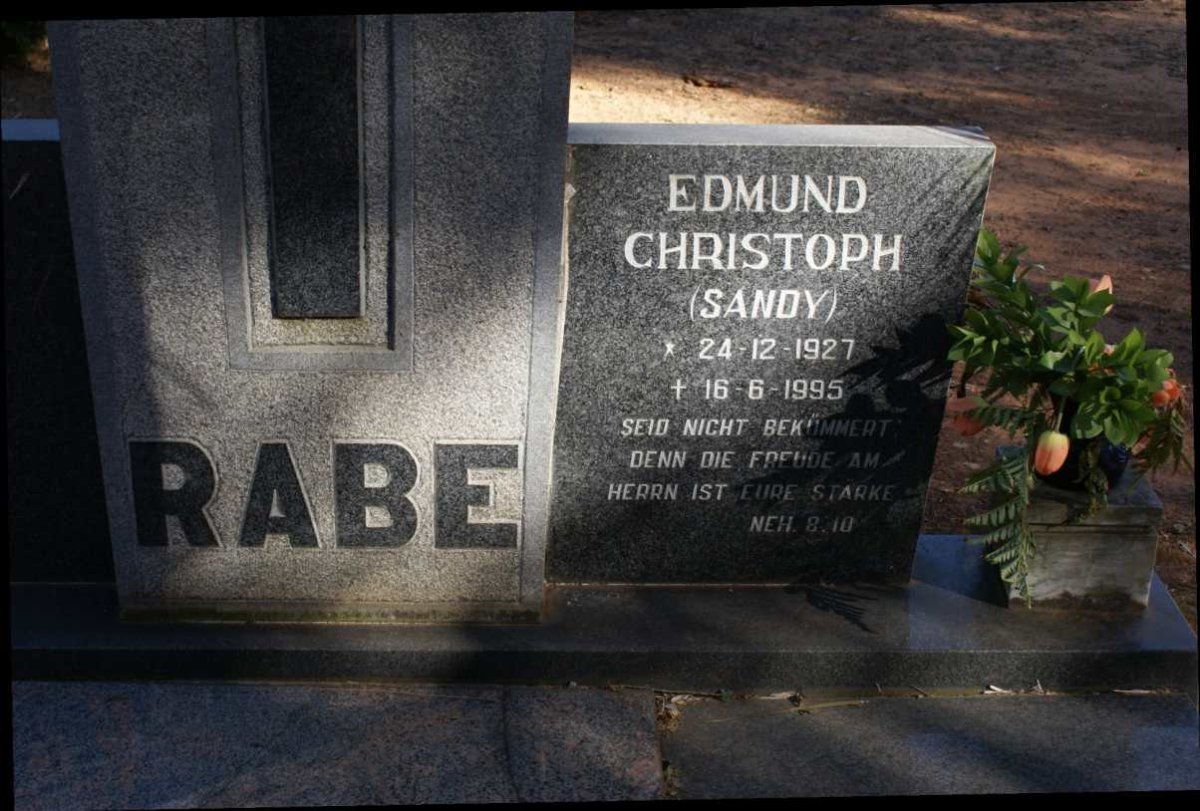 RABE Edmund Christoph 1927-1995