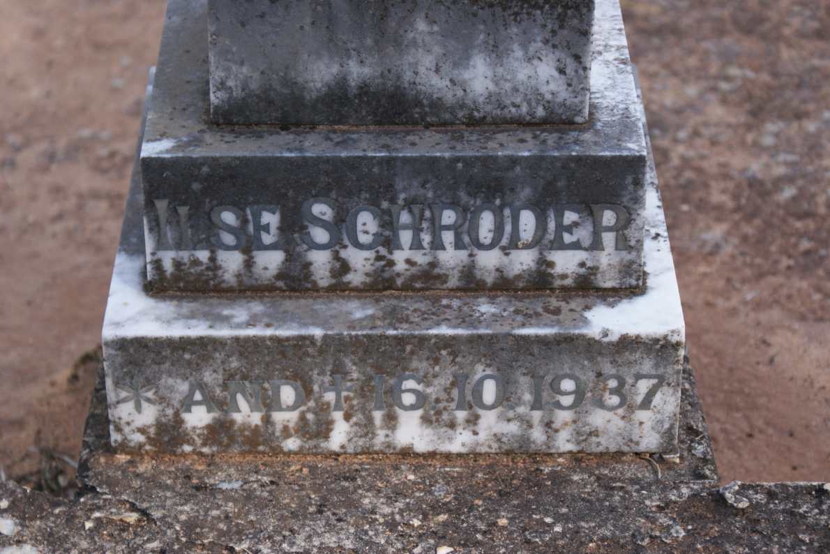 SCHRÖDER Ilse 1937-1937