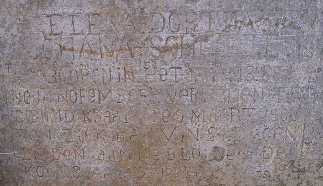 SCHUTTE Elena Dortha Johana 1888-1900