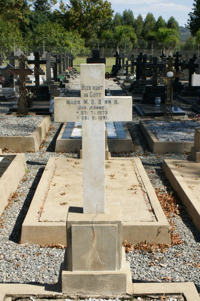 BÖHMER Marie M.D. 1873-1931