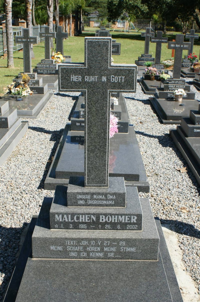 BÖHMER Malchen 1915-2002