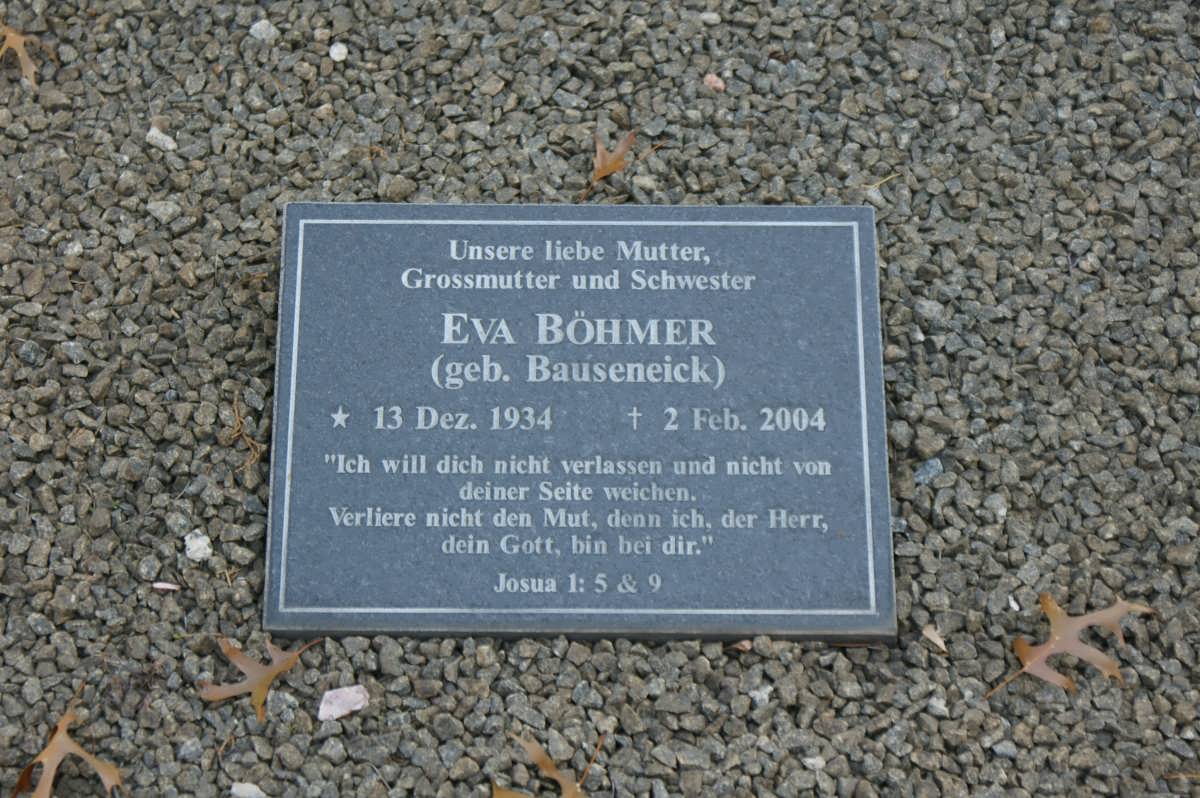 BÖHMER Eva 1934-2004