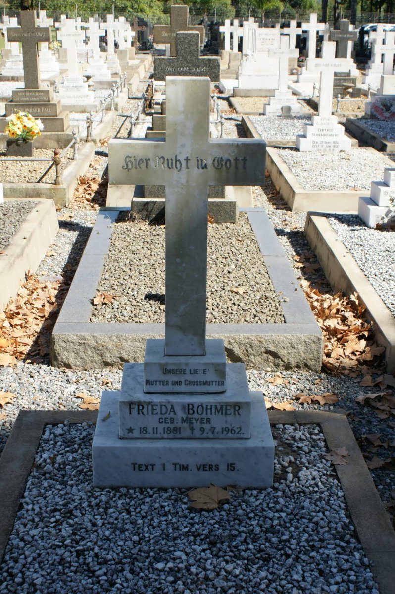 BOHMER Frieda nee MEYER 1881-1962