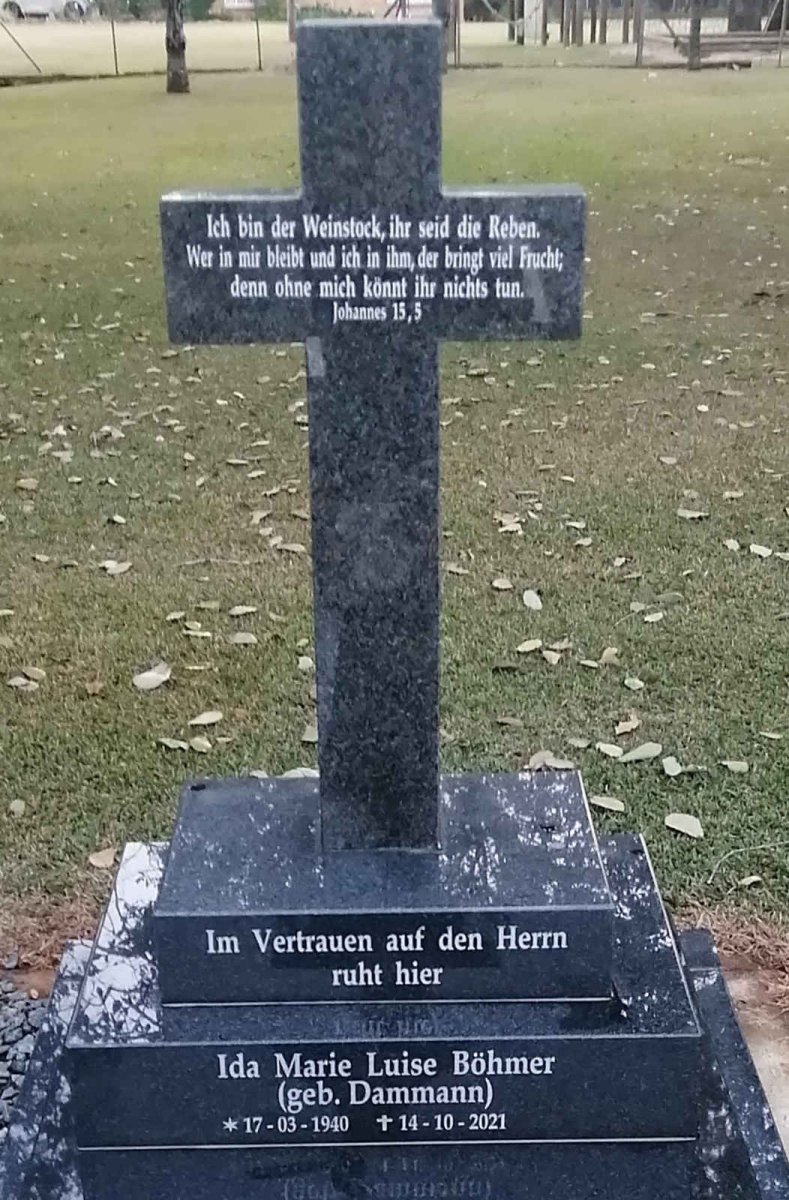 BÖHMER Ida Marie Luise nee DAMMANN 1940-2021