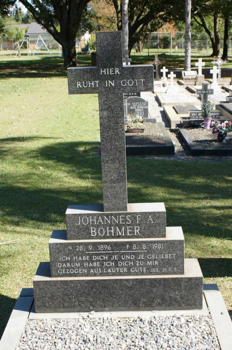 BÖHMER Johannes F.A. 1896-1981