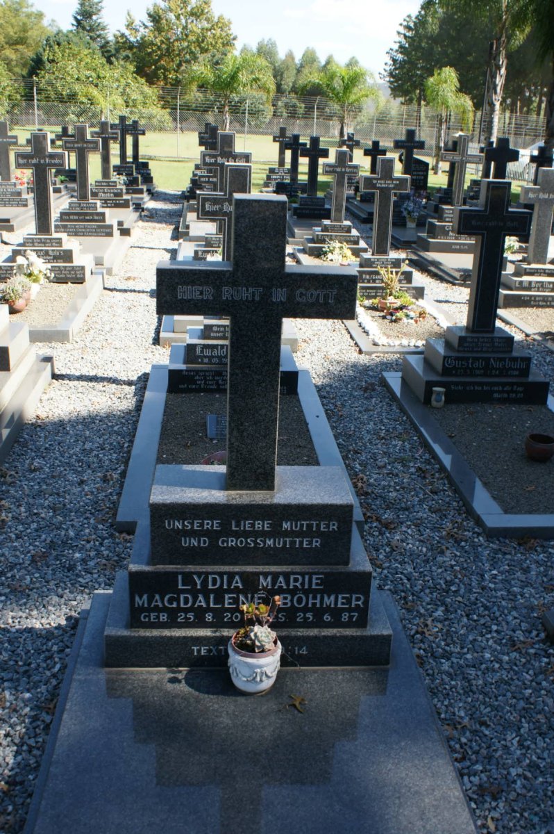 BÖHMER Lydia Marie Magdalene 1920-1987
