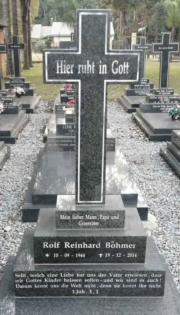 BÖHMER Rolf Reinhard 1944-2014
