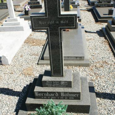BÖHMER Bernhard 1921-1991