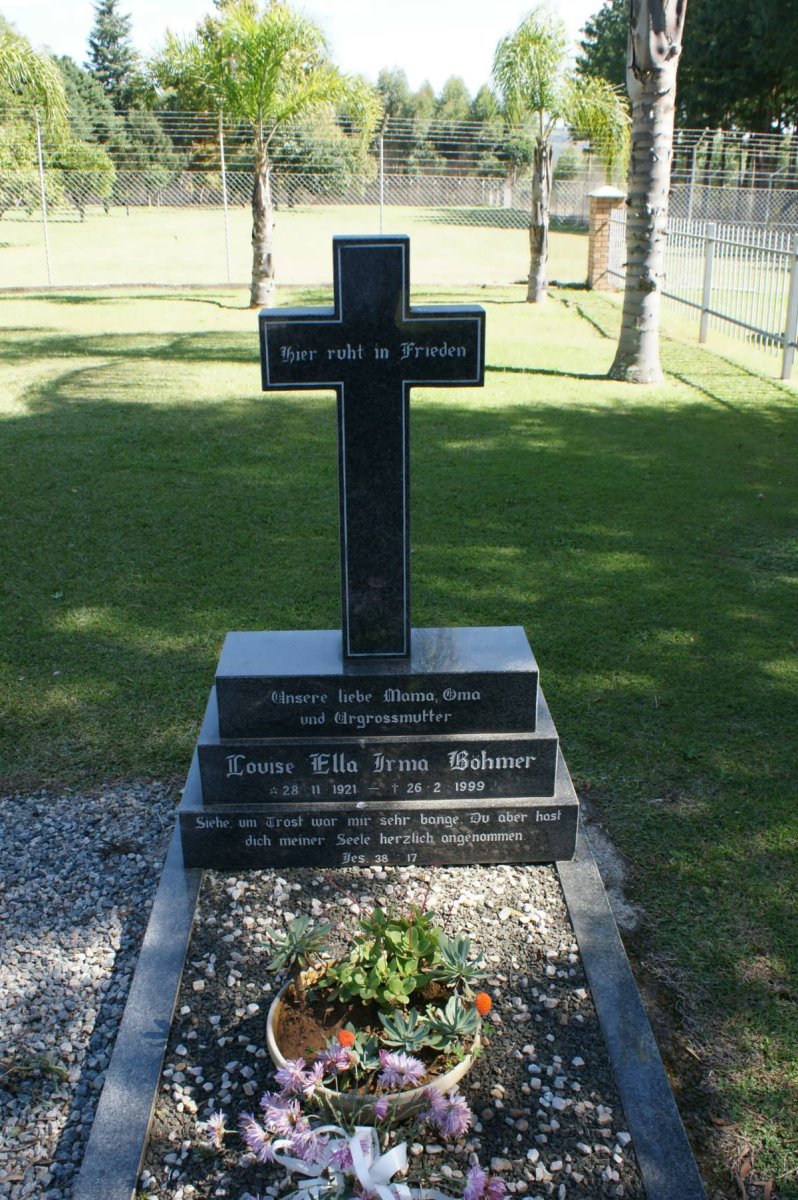 BÖHMER Louisa Ella Irma 1921-1999