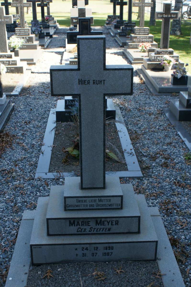 MEYER Marie nee STEFFEN 1890-1987