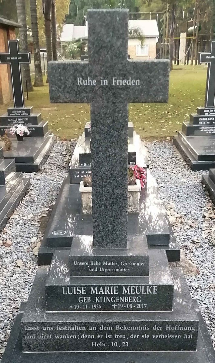 MEULKE Luise Marie nee KLINGENBERG 1926-2017