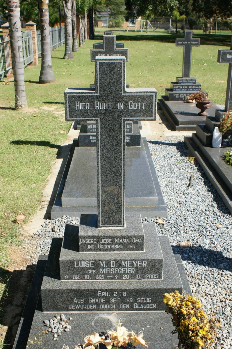 MEYER Louis M.D. nee MEISEGEIER 1921-2005