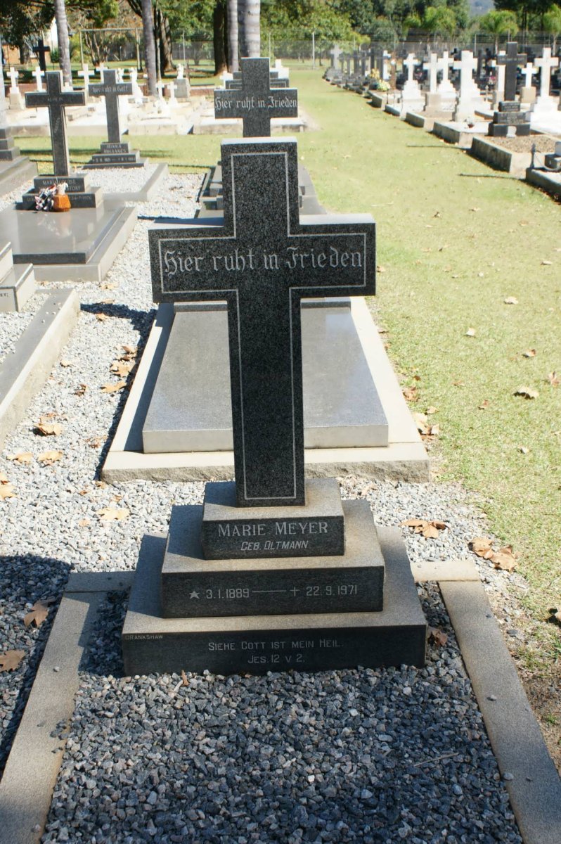 MEYER Marie nee OLTMANN 1889-1971