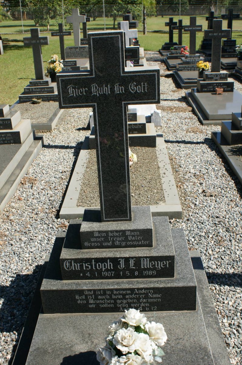 MEYER Christoph J.E. 1907-1989