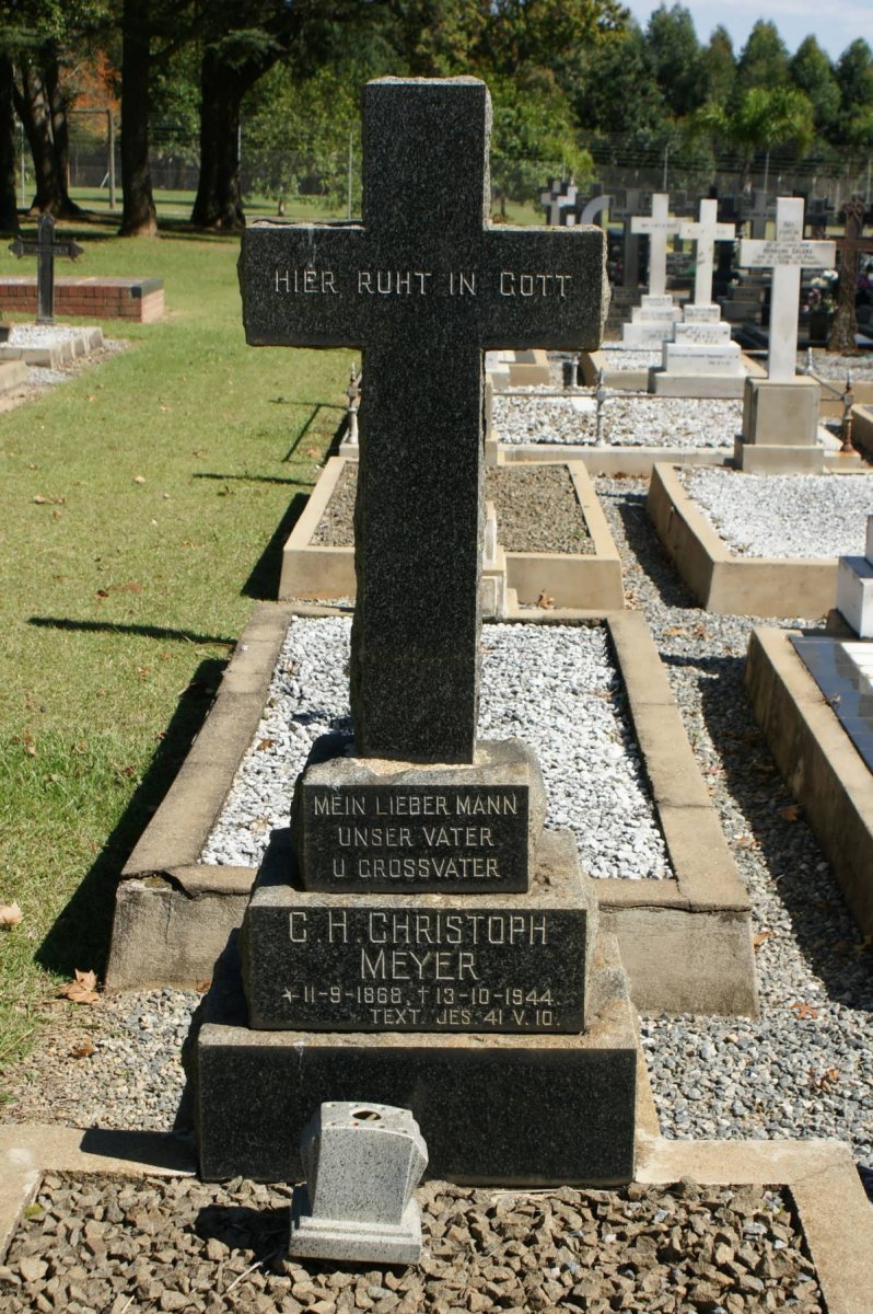 MEYER C.H. Christoph 1868-1944