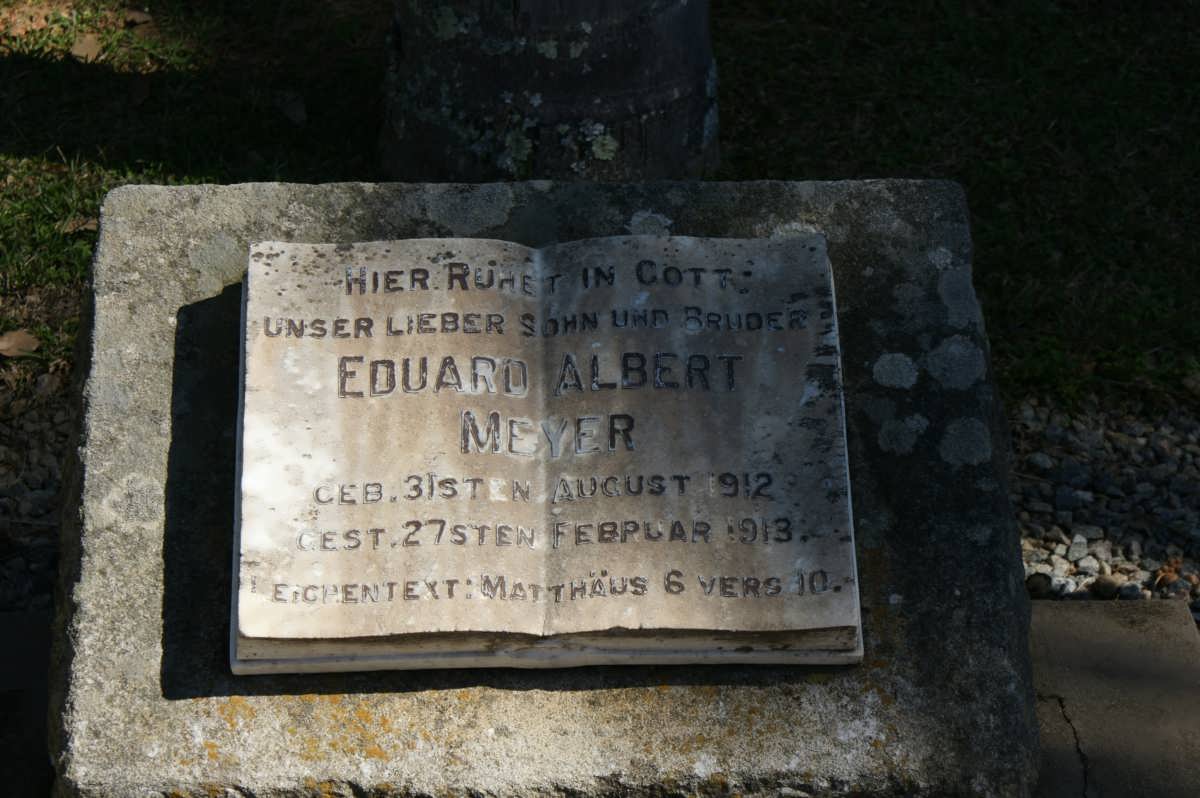 MEYER Eduard Albert 1912-1913