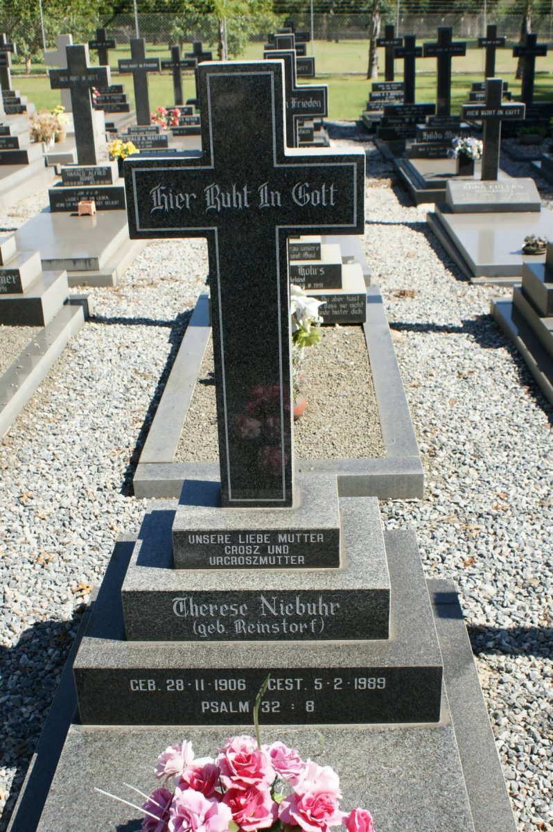 NIEBUHR Therese nee REINSTORF 1906-1989