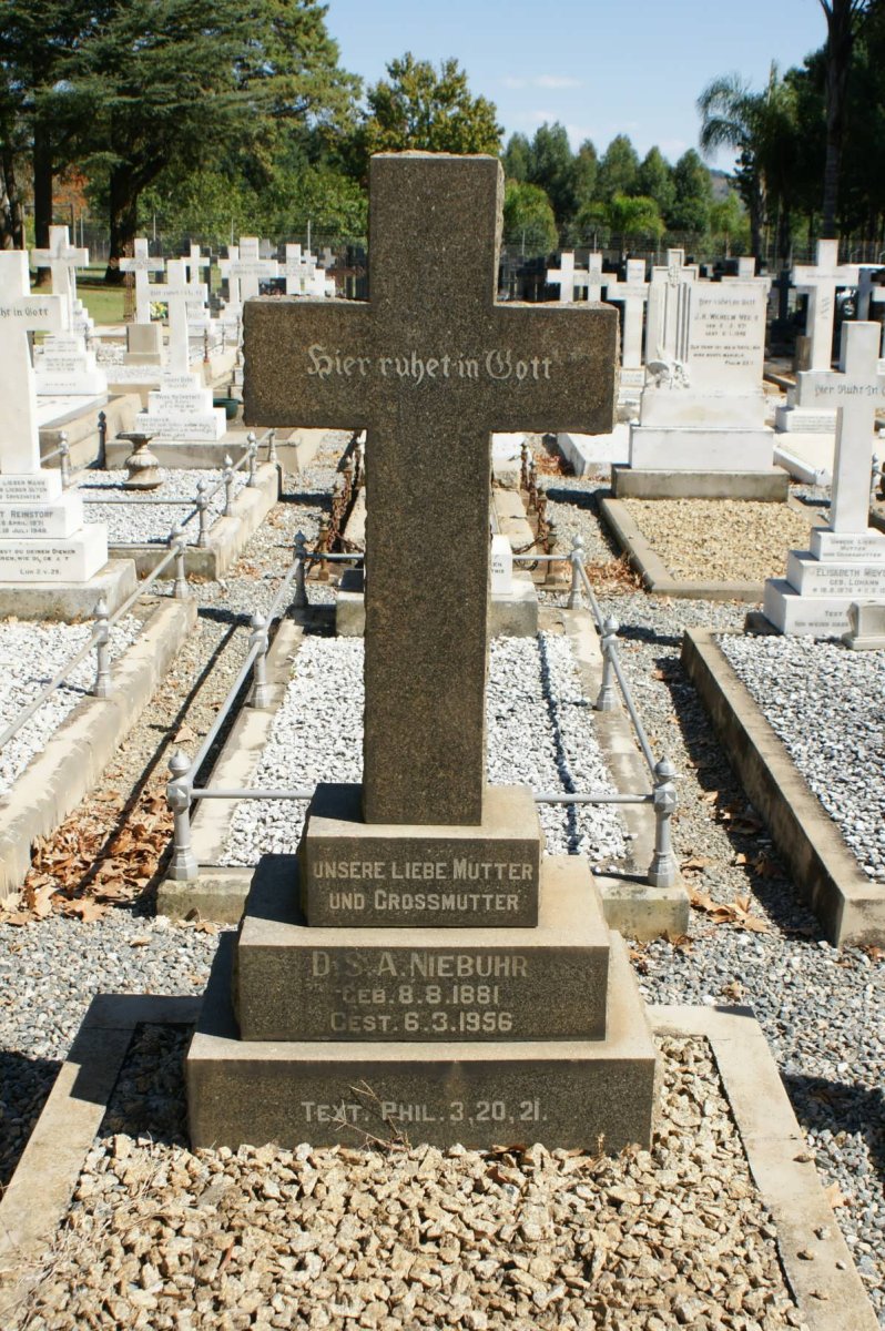 NIEBUHR D.S.A. 1881-1956