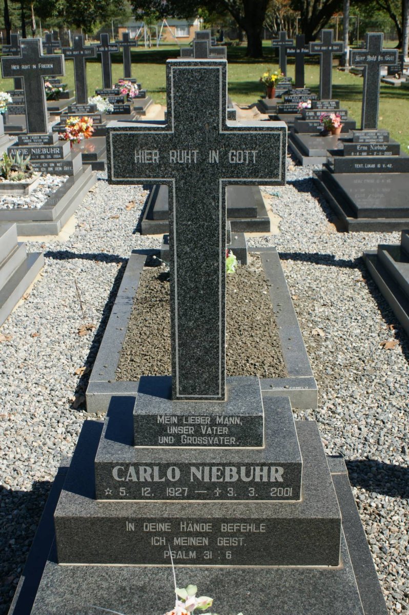NIEBUHR Carlo 1927-2001