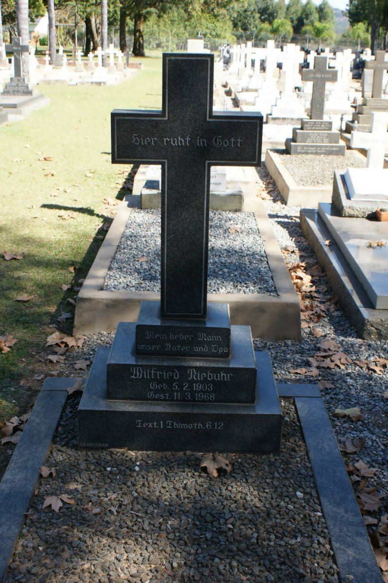 NIEBUHR Wilfried 1903-1968
