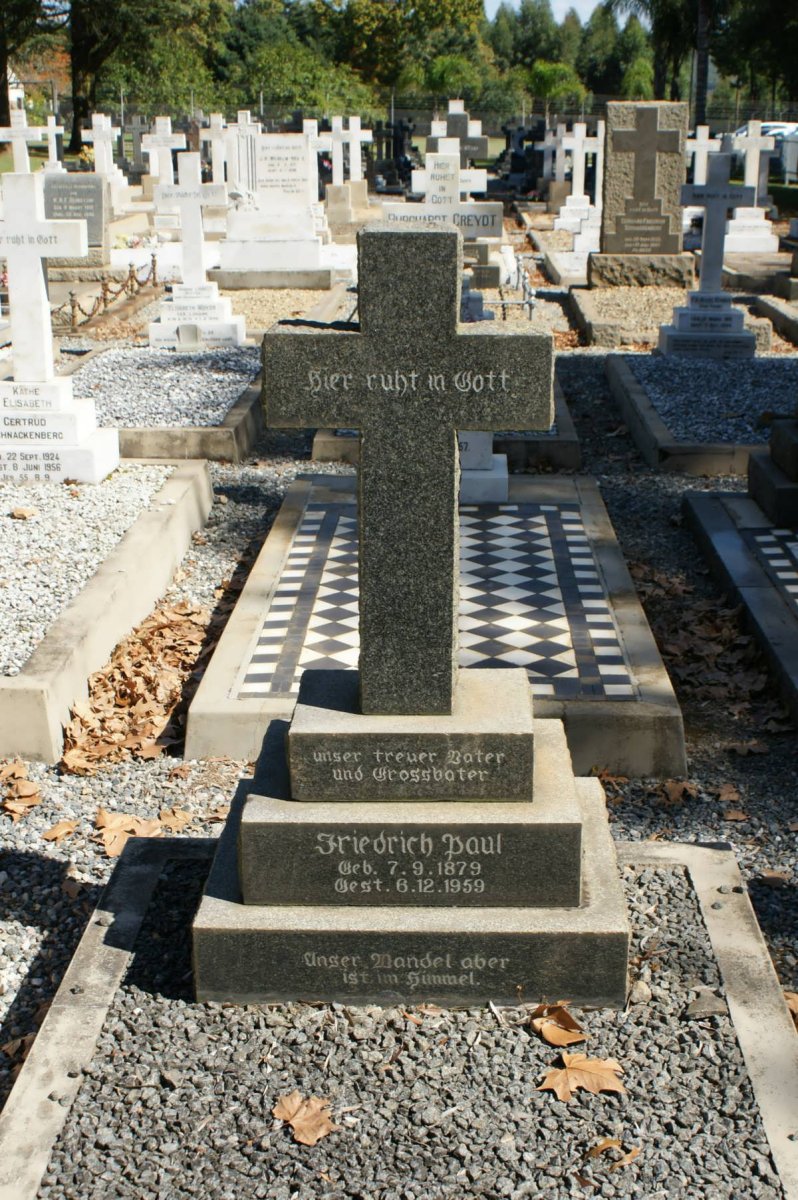 PAUL Friedrich 1879-1959
