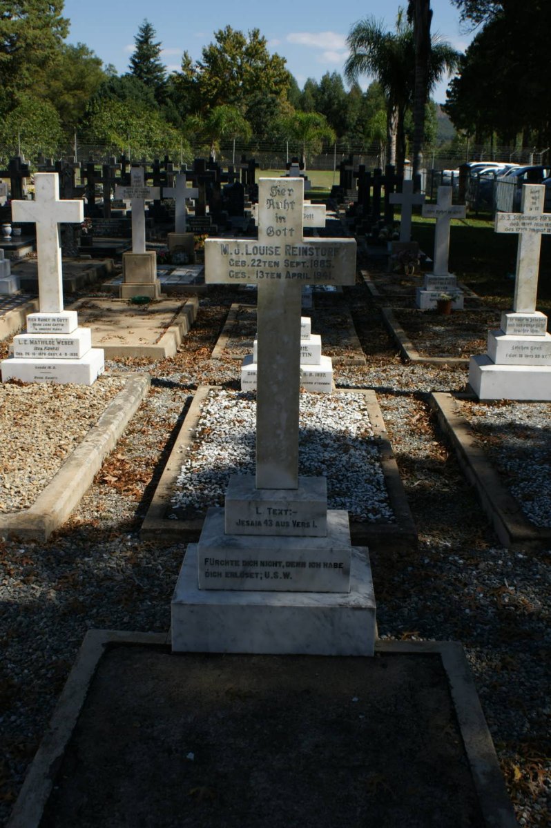 REINSTORF M.J. Louise 1883-1941