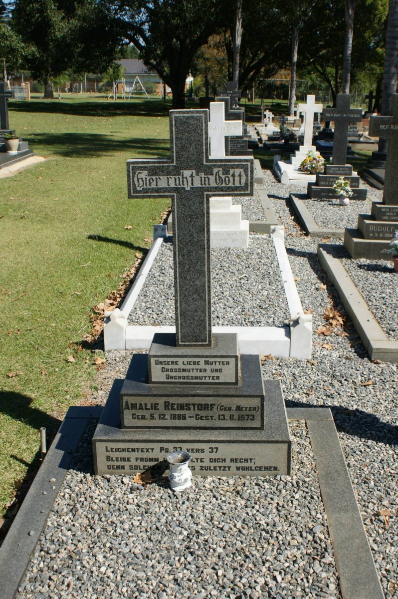 REINSTORF Amalie nee MEYER 1885-1973