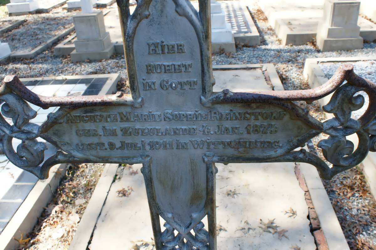 REINSTORF Auguste Marie Sophie 1874-1911