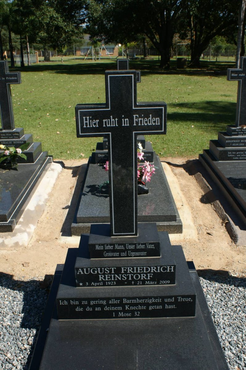 REINSTORF August Friedrich 1923-2009