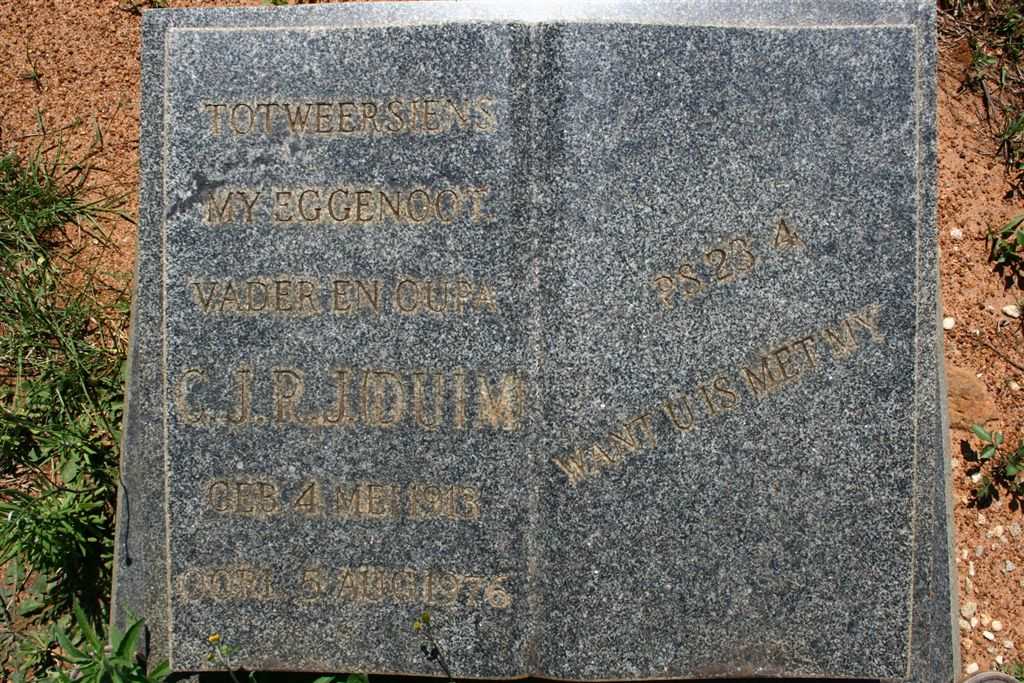 ? C.J.P.J. 1913-1976