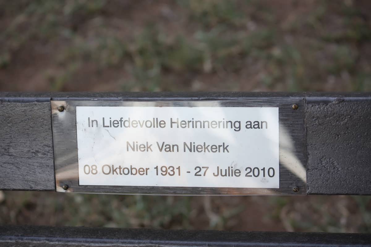 NIEKERK Nick, van 1931-2010