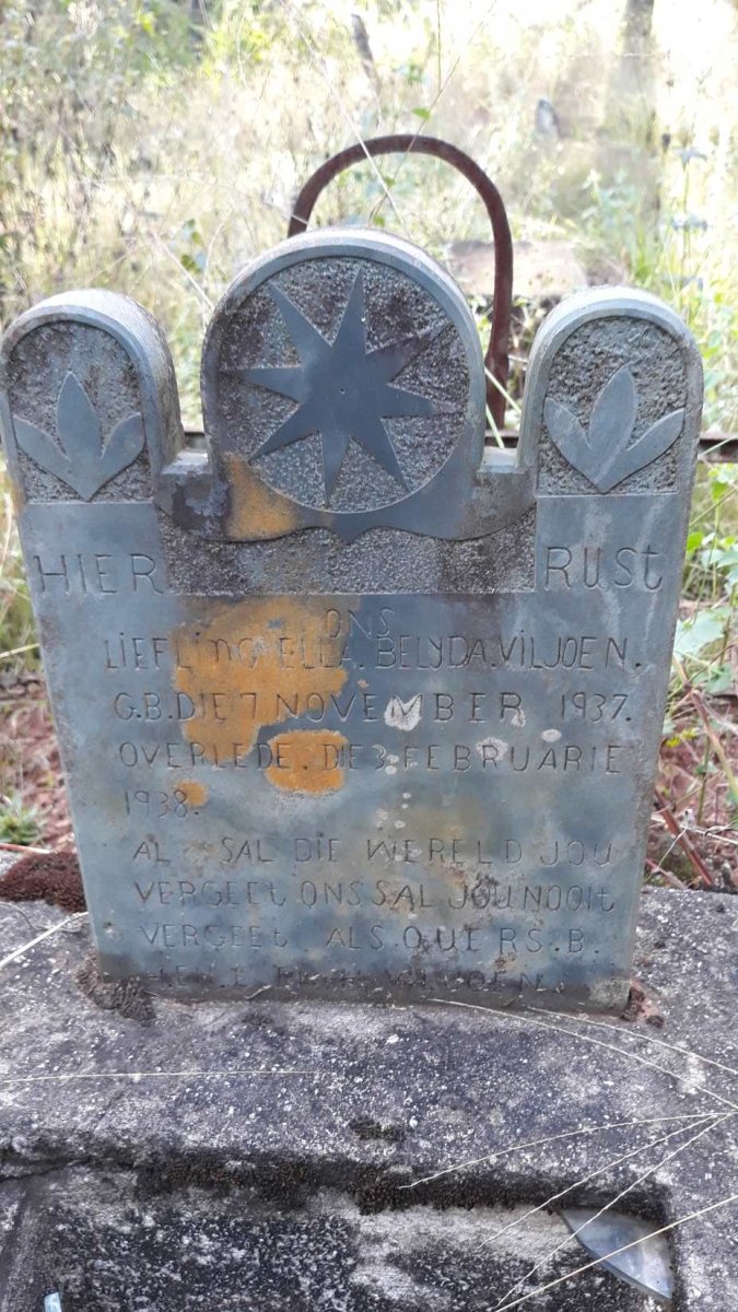 VILJOEN Ella Belyda 1937-1938