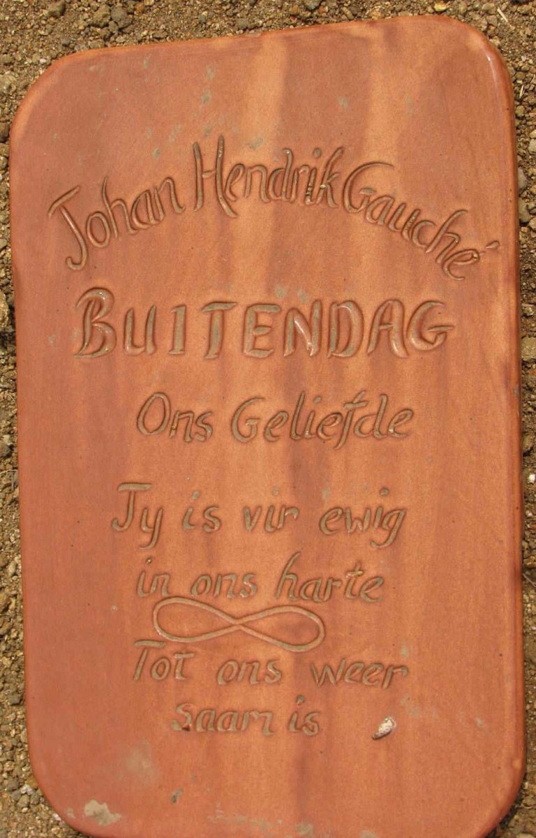 BUITENDAG Johan Hendrik Gauché