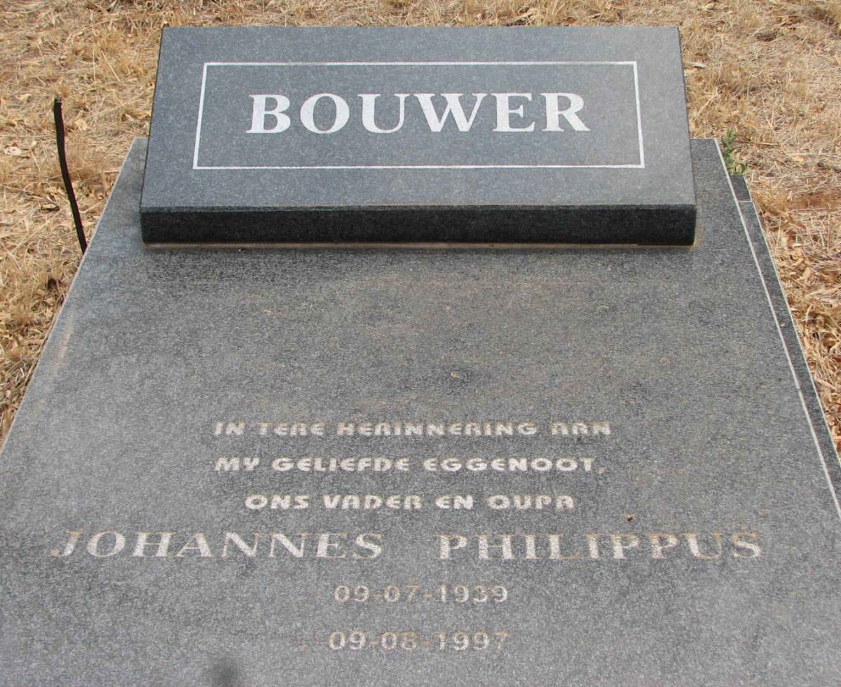 BOUWER Johannes Philippus 1939-1997