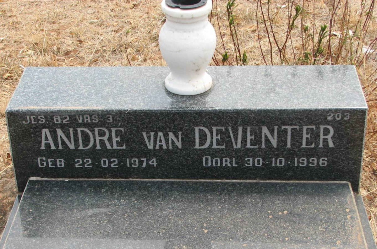 DEVENTER André, van 1974-1996