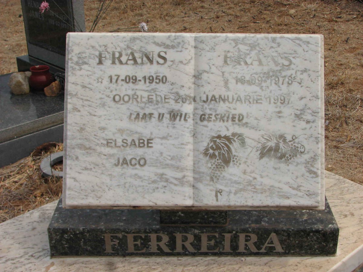FERREIRA Frans 1950-1997 :: FERREIRA Frans 1978-1997