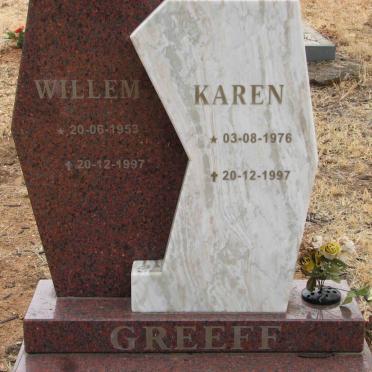 GREEFF Willem 1953-1997 :: GREEFF Karen 1976-1997