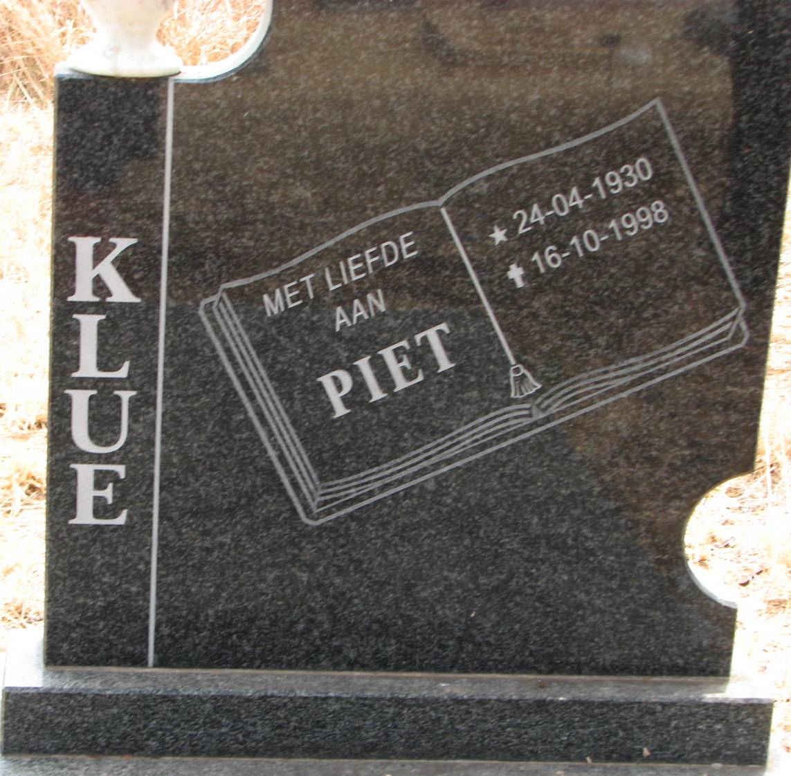 KLUE Piet 1930-1998