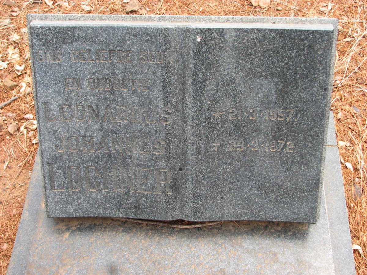 LOCHNER Leonardus Johannes 1957-1972