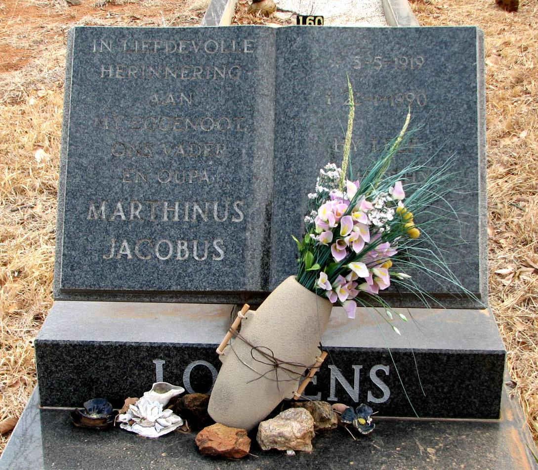 LOURENS Marthinus Jacobus 1919-1990