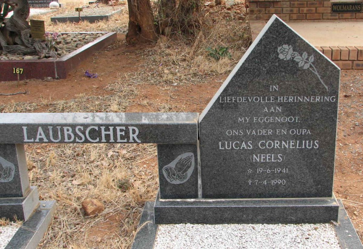 LAUBSCHER Lucas Cornelius 1941-1990