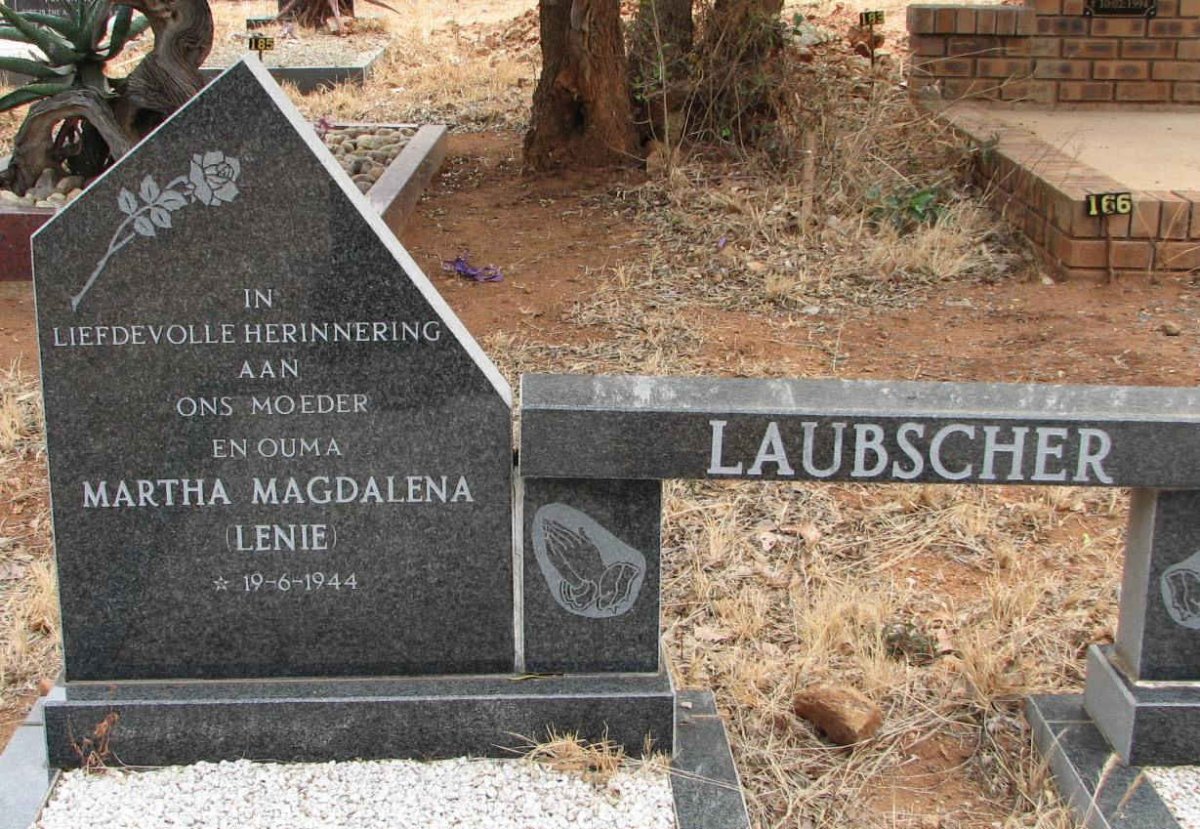LAUBSCHER Martha Magdalena 1944-