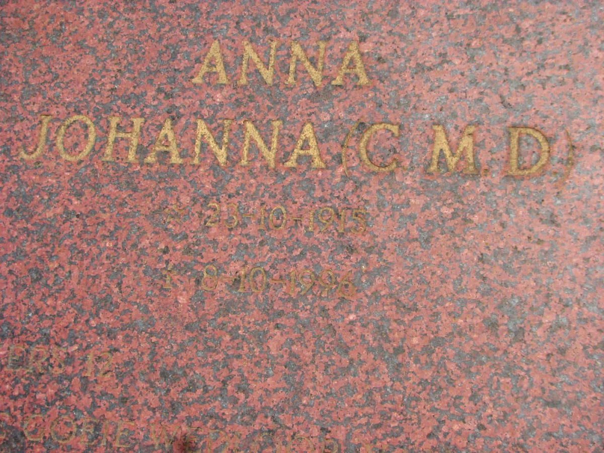 PLESSIS Anna Johanna, du 1915-1996