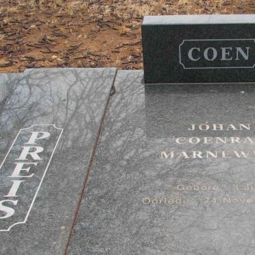 PREIS Johan Coenrad Marnewick 1915-1997