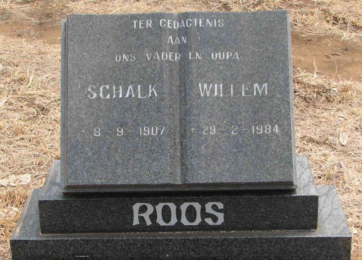 ROOS Schalk Willem 1907-1984