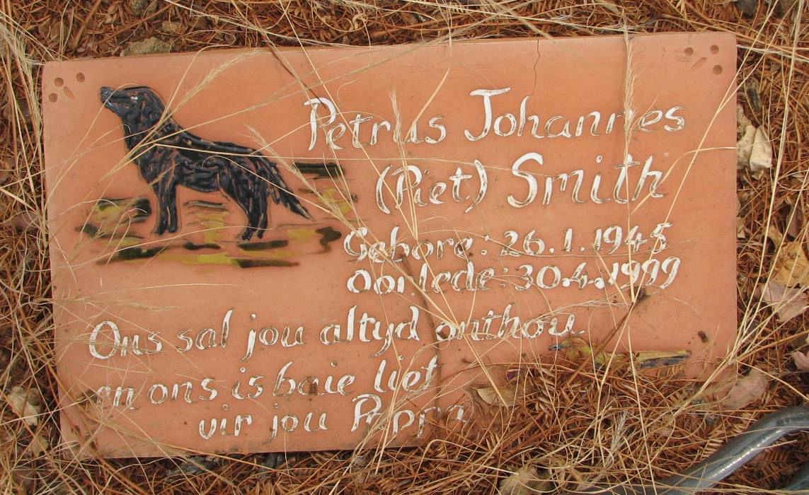 SMITH Petrus Johannes 1945-1999
