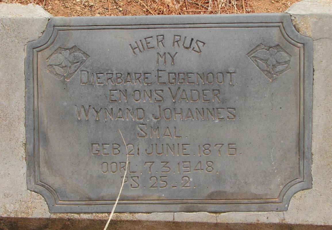 SMAL Wynand Johannes 1875-1948