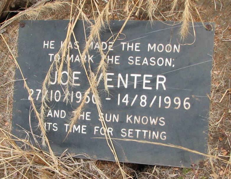 VENTER Joe 1960-1996