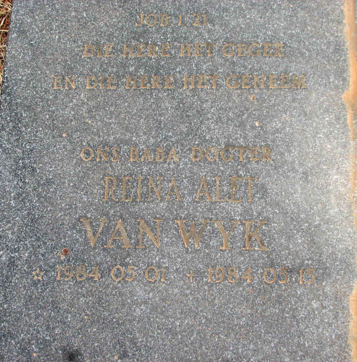 WYK Reina Alet, van 1984-1984