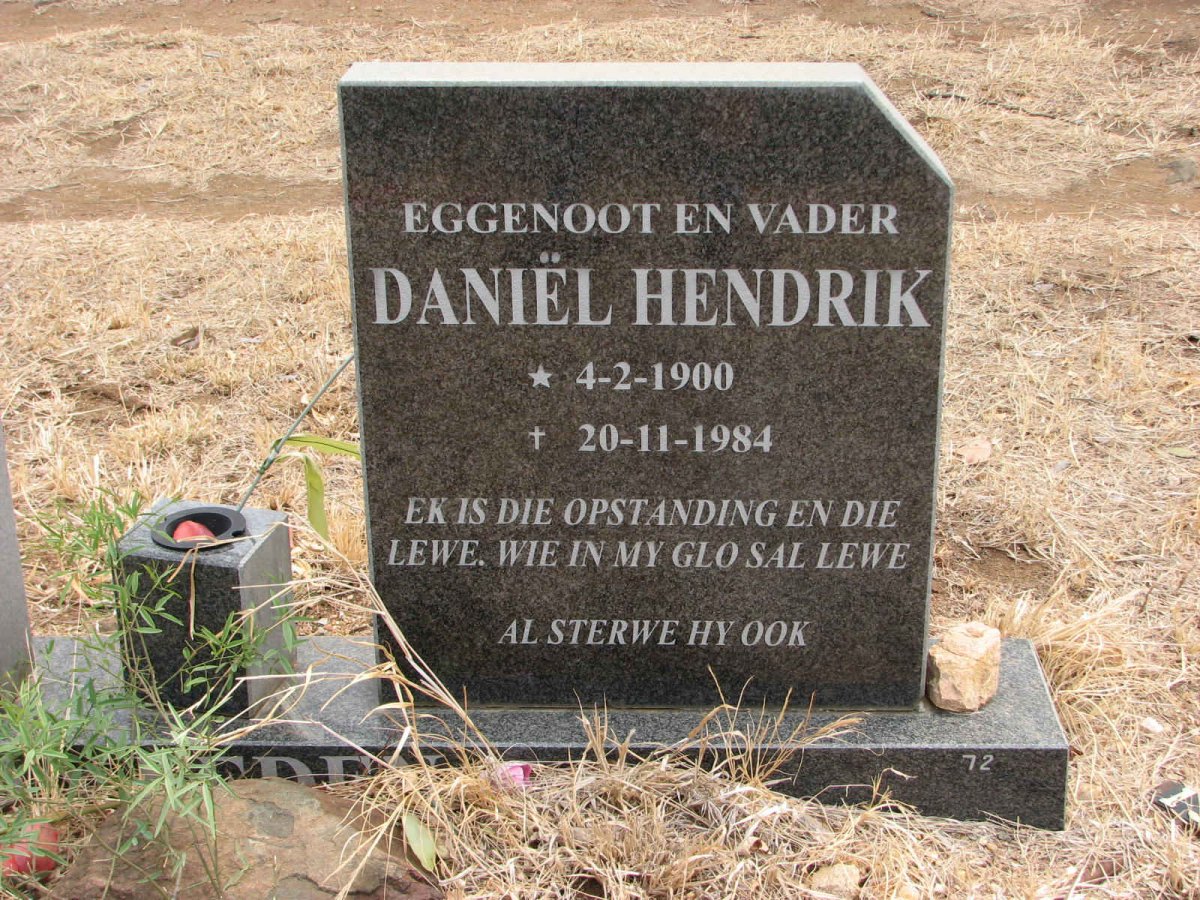 ? Daniël Hendrik 1900-1984